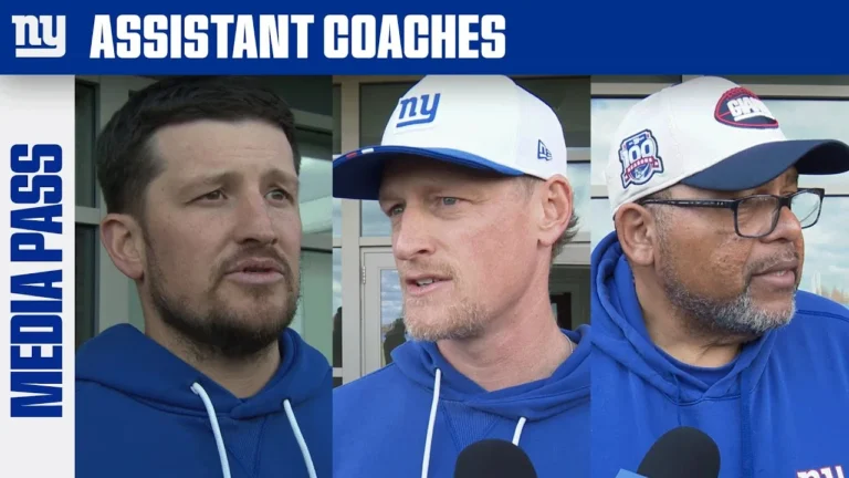 Giants Assistant Coaches Address the Media New York Giants
