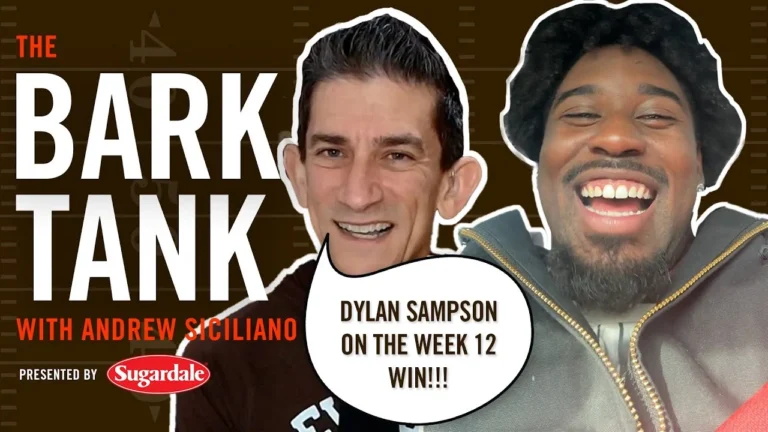Dylan Sampson on Week 12 Vegas WIN! The Bark Tank