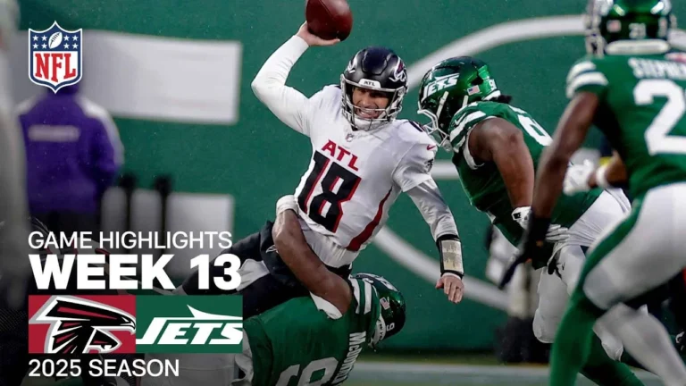 Atlanta Falcons vs. New York Jets Game Highlights NFL 2025 Season Week 13