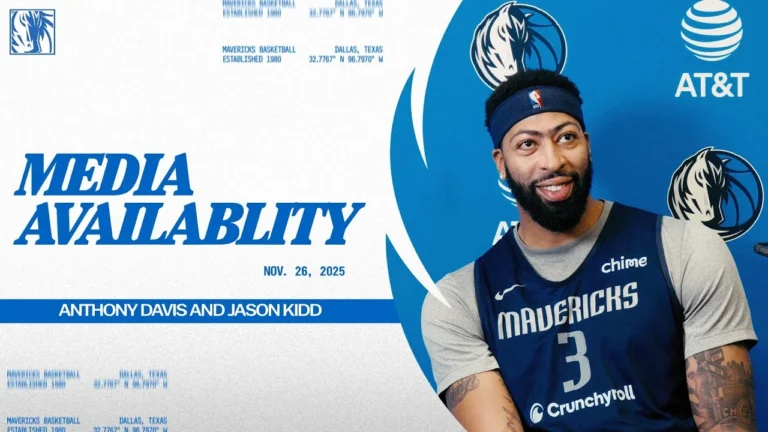 Anthony Davis & Jason Kidd Post Practice Media Availability 11 26 25