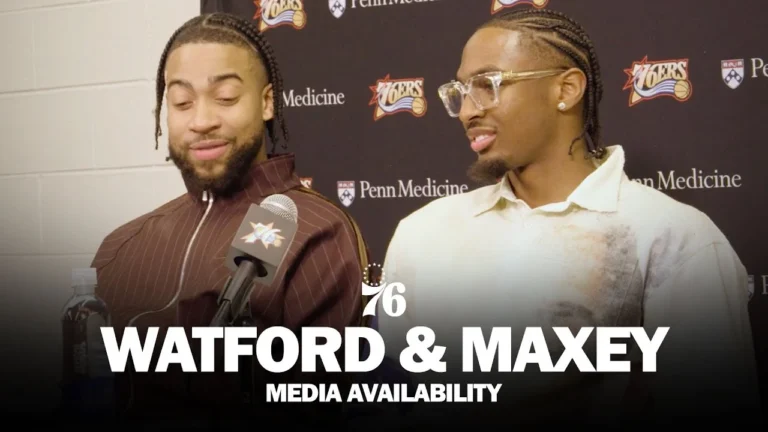 Philadelphia 76ers Postgame Media Availability Trendon Watford and Tyrese Maxey 11.08.25