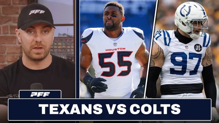 Houston Texans vs. Indianapolis Colts Preview & Prediction PFF