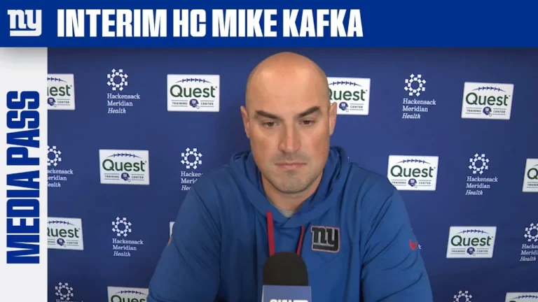 Interim Head Coach Mike Kafka Reviews Giants vs. Packers New York Giants