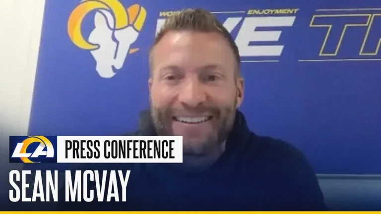 Sean McVay On Special Team Improvements, Terrance Ferguson’s Growth & The Approaching Trade Deadline