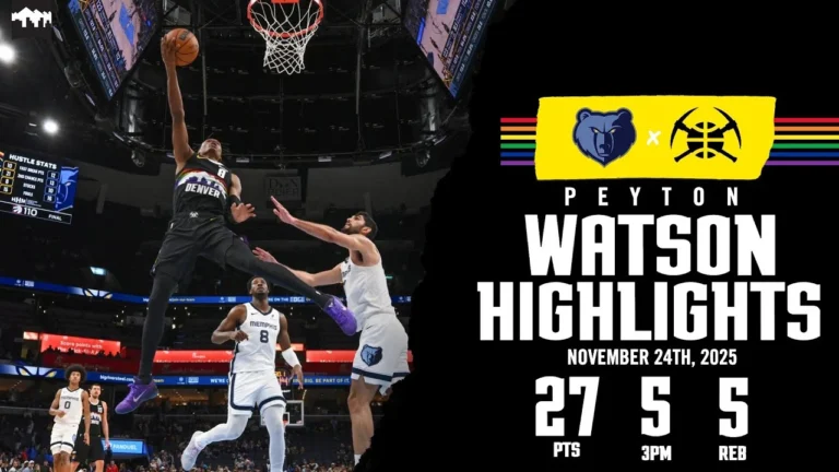 Peyton Watson 27-Point Game Highlights vs. MEM