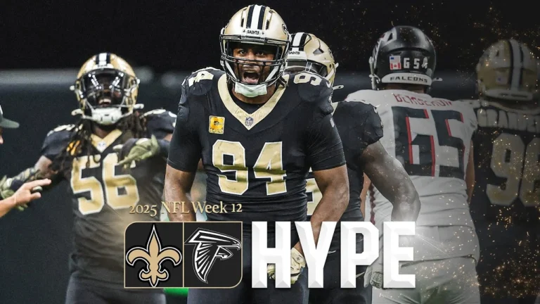 GET HYPE for Saints vs. Falcons 2025 NFL Week 12