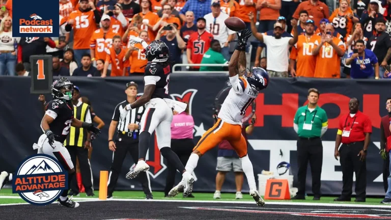 What the Broncos proved in Week 9 vs. the Texans Altitude Advantage