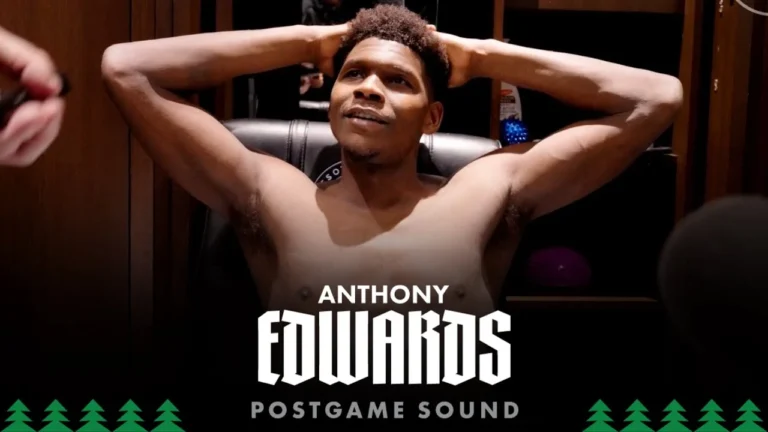 I’m Always Having Fun. Anthony Edwards Postgame Sound 11.14.25