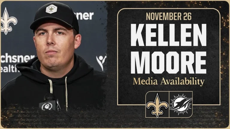 Kellen Moore on waiving Blake Grupe, kicker competition New Orleans Saints