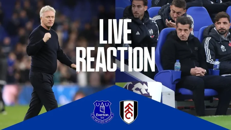 EVERTON 2-0 FULHAM Live post-match reaction from David Moyes