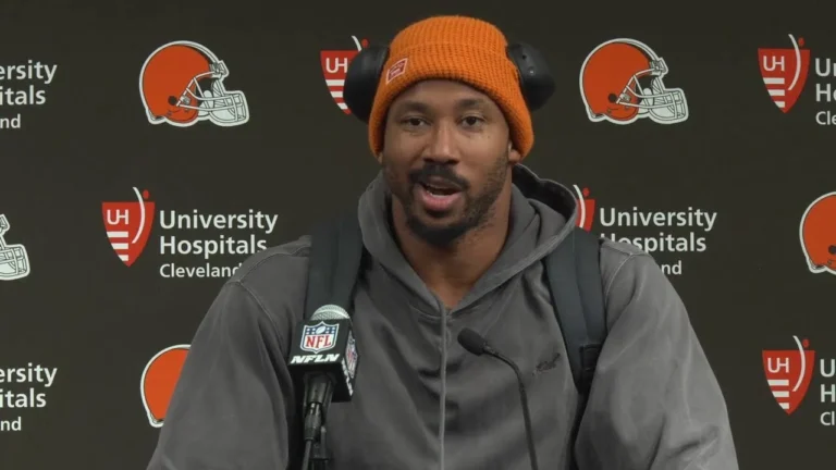 Kevin Stefanski, Shedeur Sanders, Myles Garrett Press Conferences vs Raiders