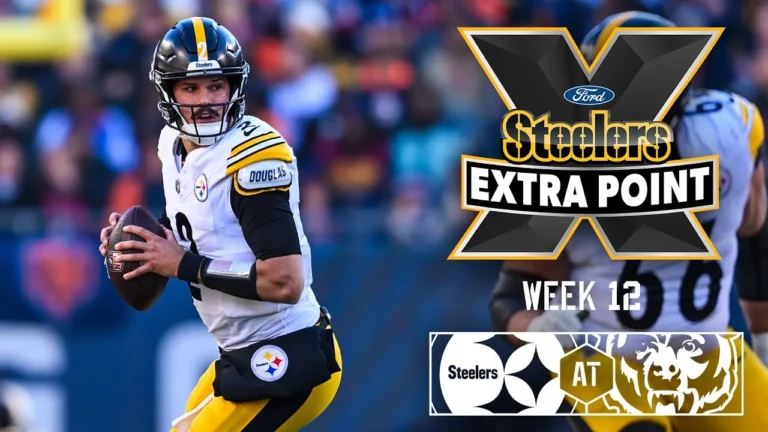 Recap of Steelers at Bears in Week 12 Press Pass Pittsburgh Steelers