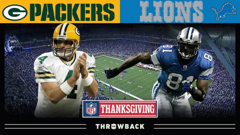 Bitter Division Rivalry on Thanksgiving! (Packers vs Lions, 2007, Week 12)