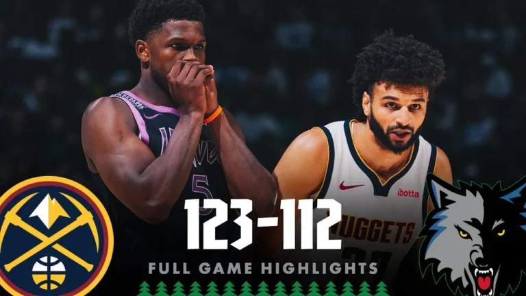 Minnesota Timberwolves Fall To Denver Nuggets, 123-112 11.15.25