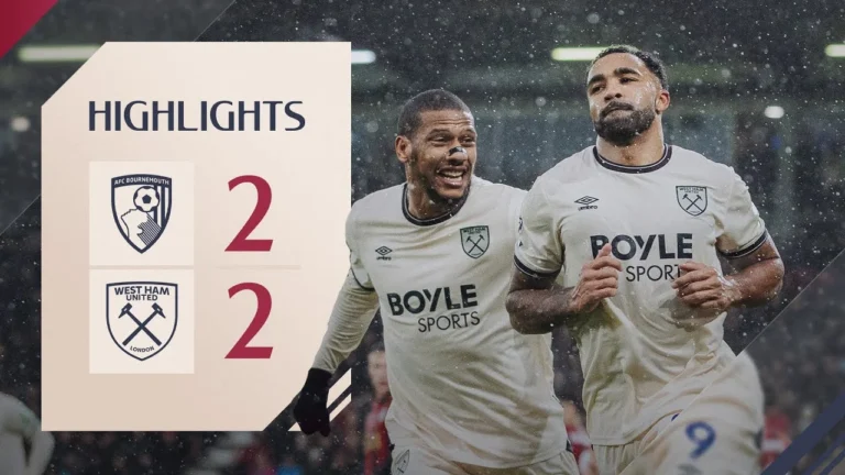 Wilson Bags A Brace! Bournemouth 2-2 West Ham Premier League Highlights