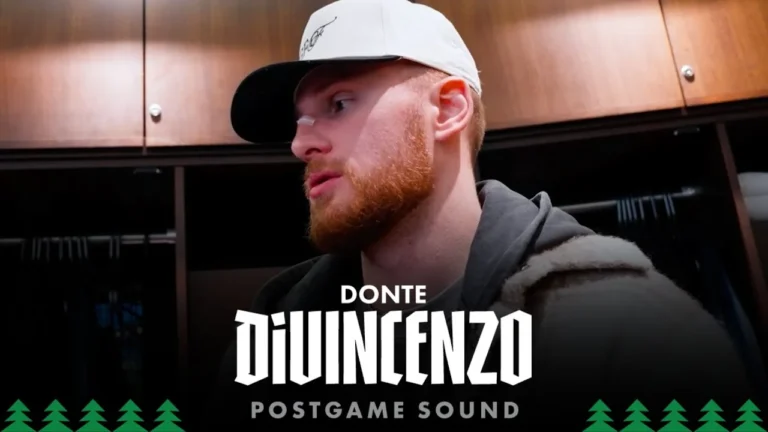 Being More Vocal Has Been Key. Donte DiVincenzo Postgame Sound 11.17.25