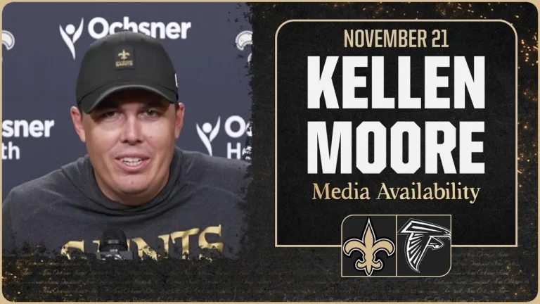 Kellen Moore previews game vs. Atlanta Falcons New Orleans Saints