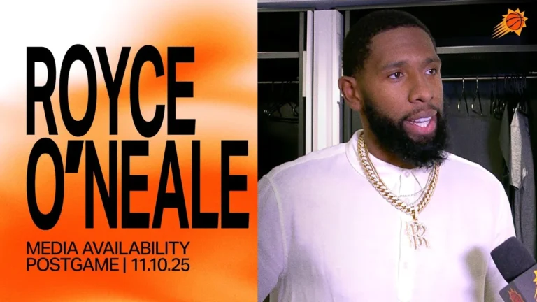 Royce O’Neale Postgame Media Availability Phoenix Suns 11-10-25