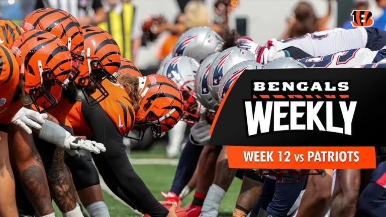 2025 Week 12 New England Patriots at Cincinnati Bengals Weekly