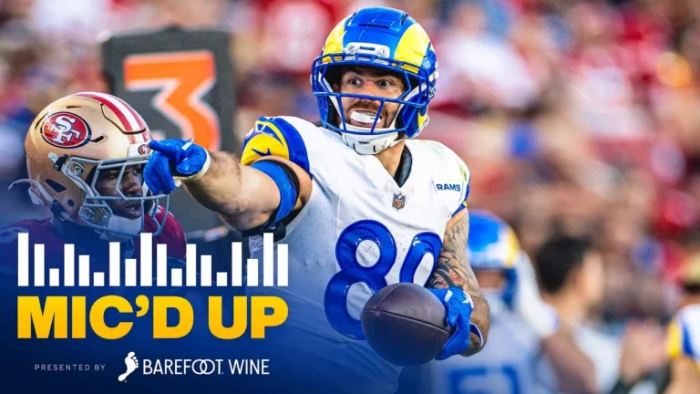 Tyler Higbee Mic’d Up During The Rams’ REVENGE Win Over The 49ers
