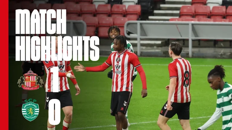 Mundle scores as U21s beat Sporting Sunderland AFC U21s 1 – 0 Sporting CP U21 PL Int Cup