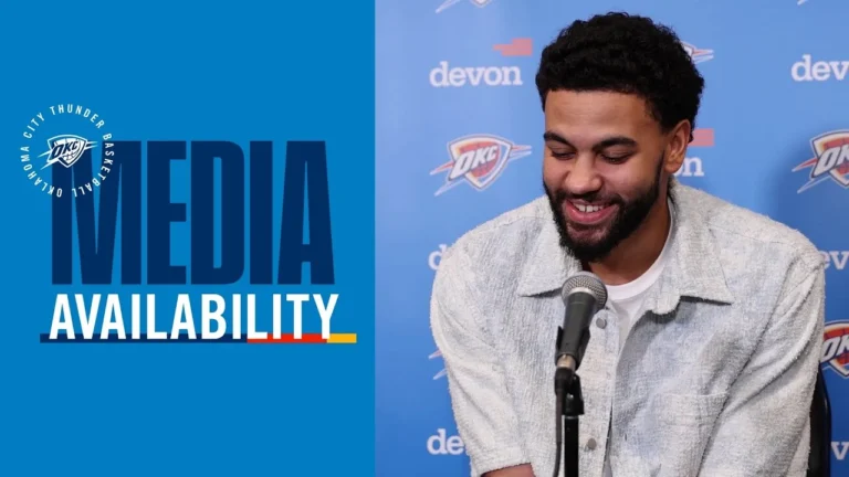 Ajay Mitchell on his Career-High Night Post Game Media November 7, 2025