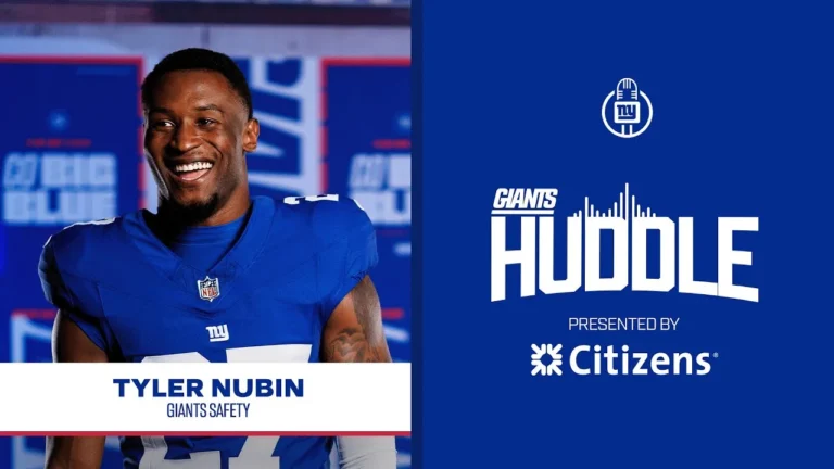 Tyler Nubin on the Play of the Secondary Giants Huddle New York Giants