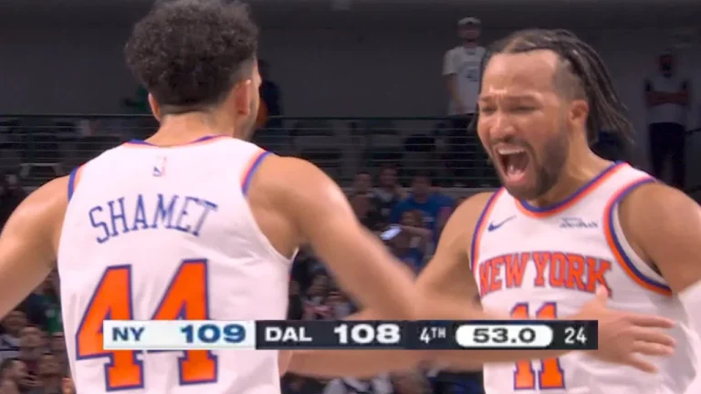 Final 5:44 WILD ENDING Knicks vs Mavericks November 19, 2025