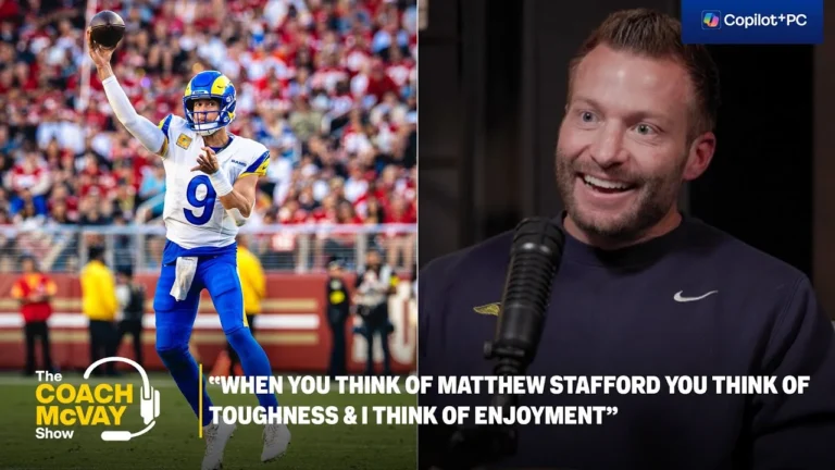 Sean McVay On Matthew Stafford’s Contagious Confidence, Offensive Depth & Matchup vs. Seahawks