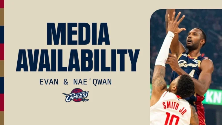 Cavs vs Rockets Evan Mobley & Nae’Qwan Tomlin Media Availability 11.19.2025