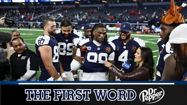 Instant Reaction to Cowboys Thanksgiving Win Over Chiefs Dr Pepper First Word