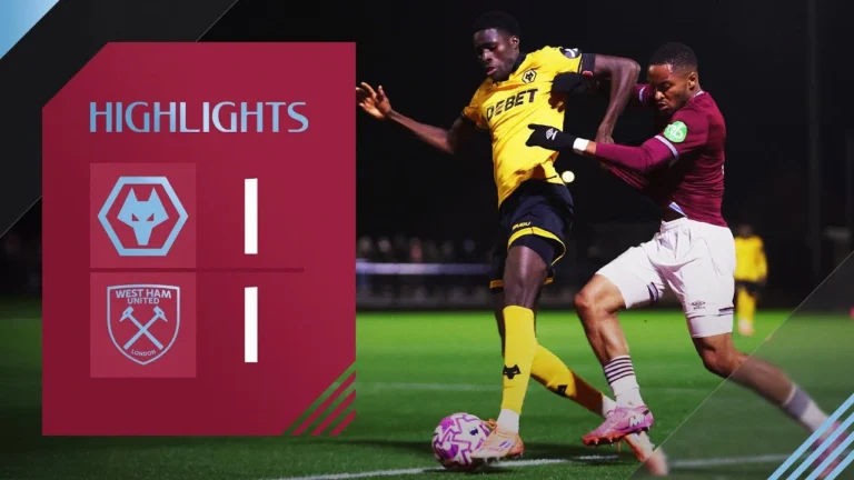 Late Drama At Keys Park! Wolves 1-1 West Ham Premier League 2 Highlights