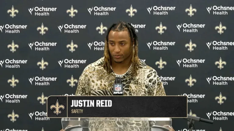 Justin Reid interview Saints-Rams Postgame 2025 NFL Week 9
