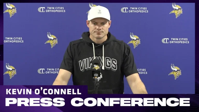 Kevin O’Connell on J.J. McCarthy Entering Concussion Protocol, Max Brosmer, Preparing for Seahawks