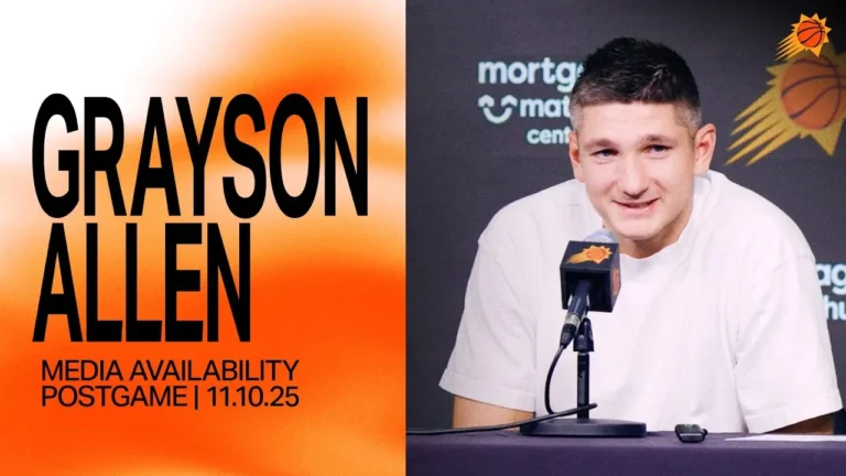 Grayson Allen Postgame Media Availability Phoenix Suns 11-10-2025