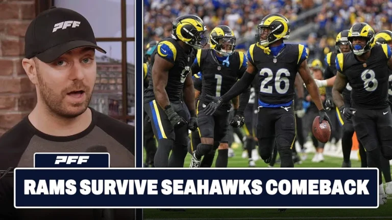 Seattle Seahawks vs. Los Angeles Rams Review PFF Grade Release Show