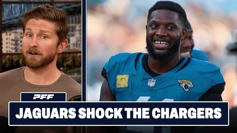 Los Angeles Chargers vs. Jacksonville Jaguars Review PFF Grade Release Show