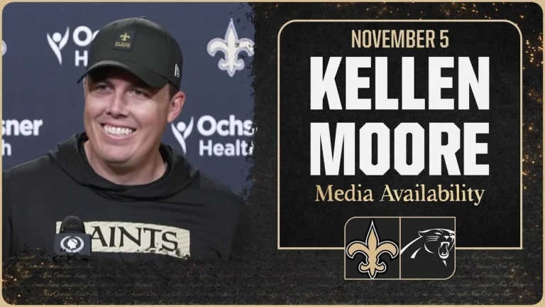 Kellen Moore on Rashid Shaheed, Trevor Penning trades New Orleans Saints