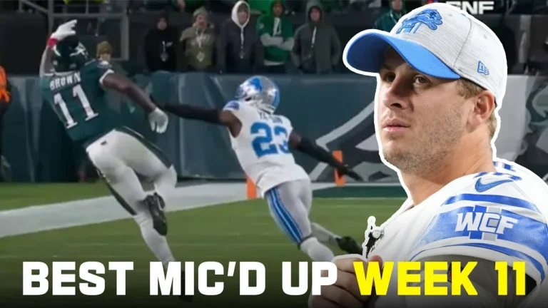 NFL Week 11 Mic’d Up! I felt like a baby deer getting eaten by an anaconda Game Day All Access