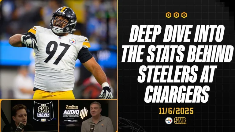Deep Dive into Matt’s Stats for Steelers at Chargers SNR Drive (Nov. 6) Pittsburgh Steelers