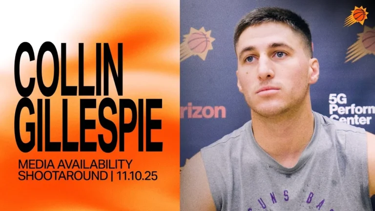 Collin Gillespie Shootaround Media Availability Phoenix Suns