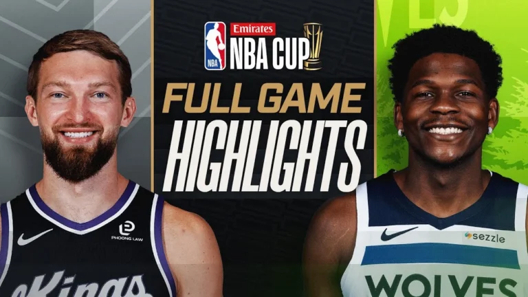 KINGS at TIMBERWOLVES EMIRATES NBA CUP FULL GAME HIGHLIGHTS November 14, 2025