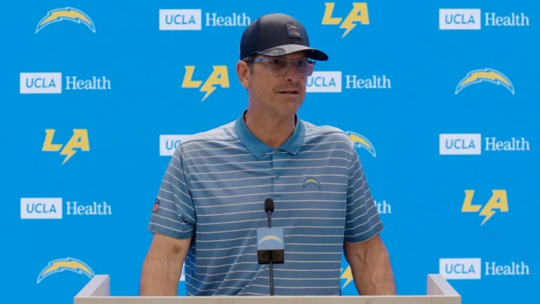 Jim Harbaugh On Injury Updates Vs Jaguars LA Chargers