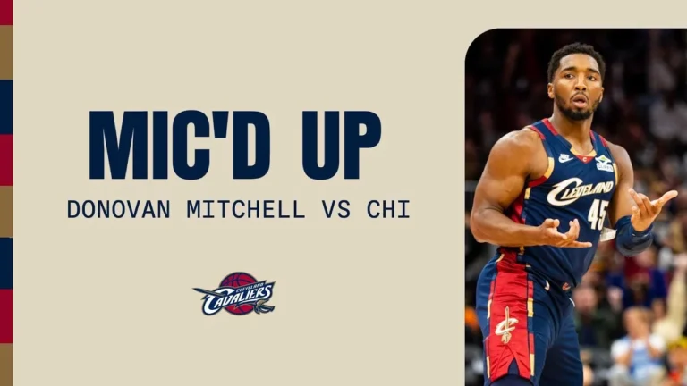Cavs vs Bulls Donovan Mitchell Mic’d Up 11.8.2025