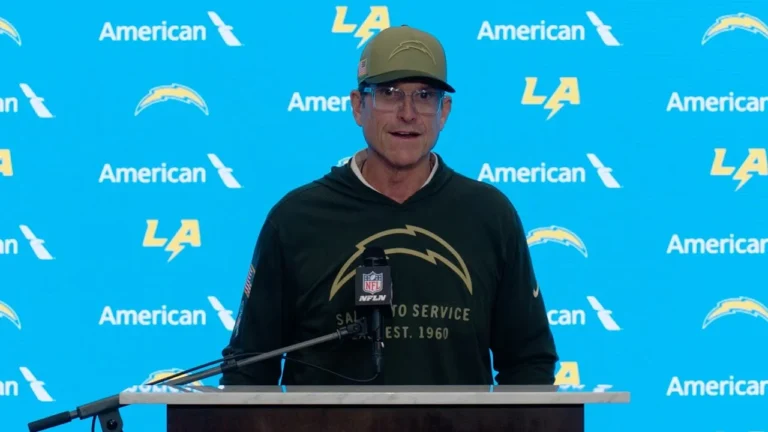 Jim Harbaugh Postgame Press Conference Vs Steelers LA Chargers