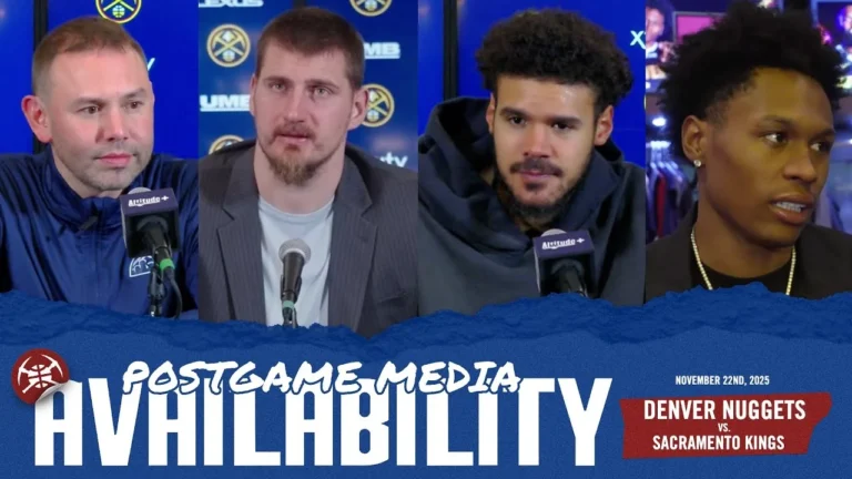ALL Denver Nuggets Postgame Media vs. SAC