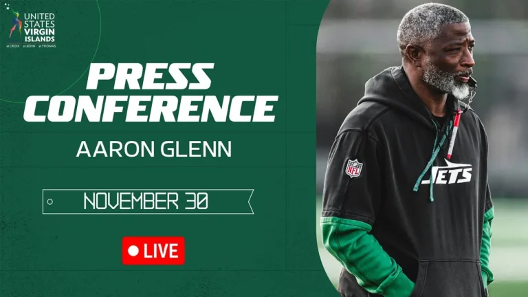 Aaron Glenn Postgame Press Conference (11 30) New York Jets vs. Atlanta Falcons Week 13