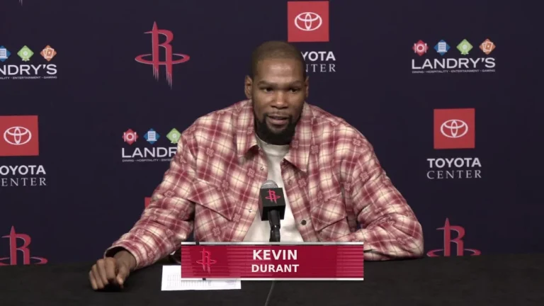 Kevin Durant with a Press Conference l Rockets vs Wizards