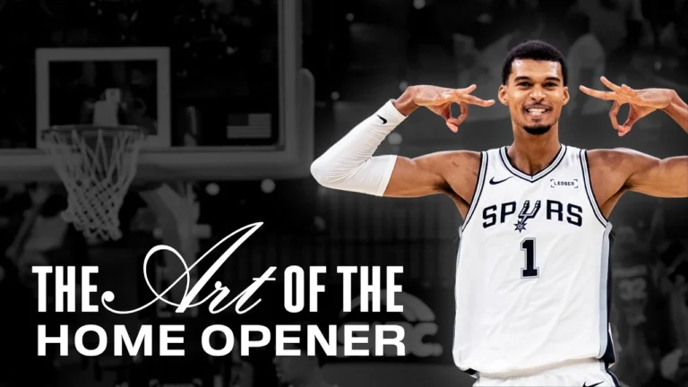The Art of the Home Opener Spurs Home Opener Through a Different Lens