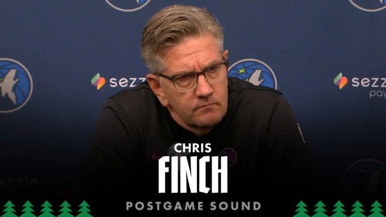 We Lost It In The 4th. Chris Finch Postgame Sound 11.15.25